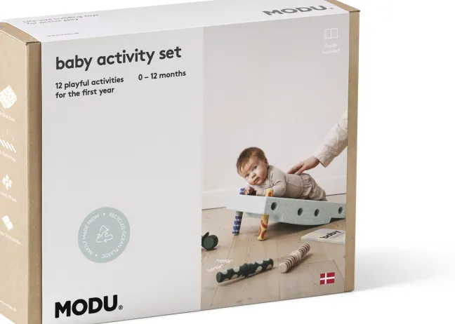 MODU® Baby Activity Set mint/dunkelgrün