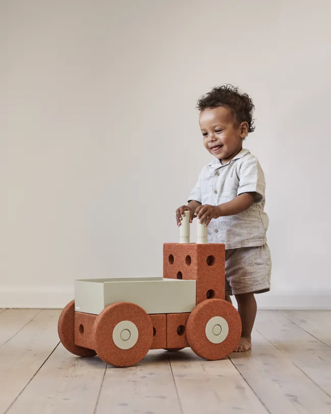 MODU® 3in1 Lauflernwagen orange/hellgrün