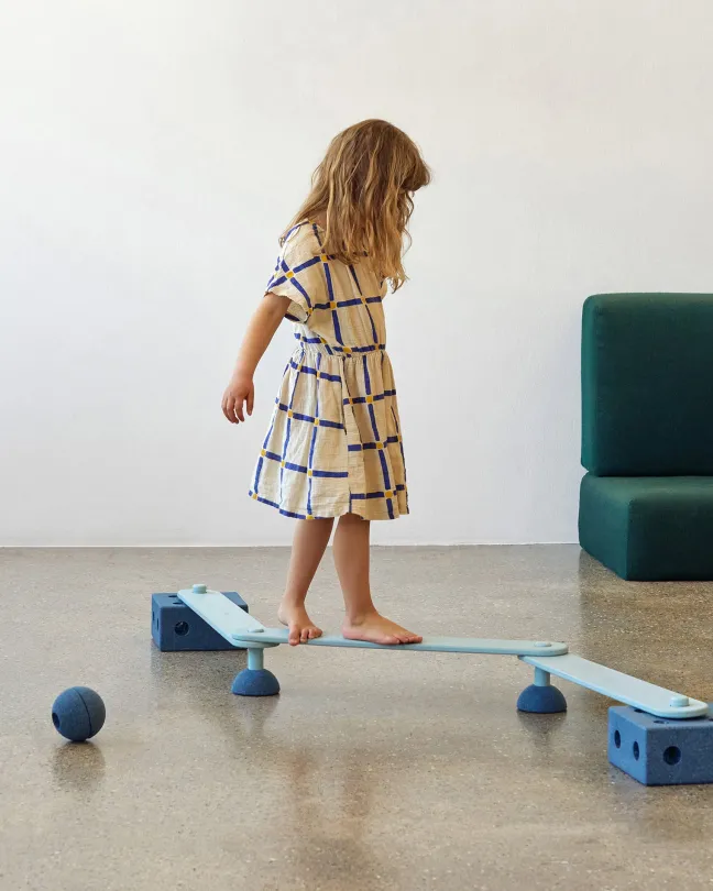 MODU® 3 x Schaumstoffbälle blau