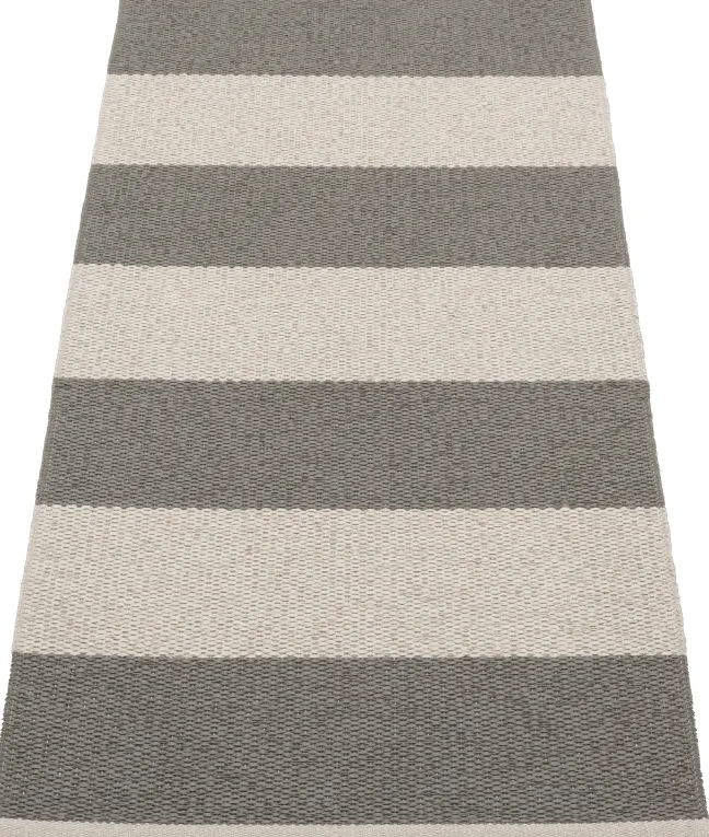 Pappelina Teppich Bob Charcoal Linen 70 x 150 cm BO9A715