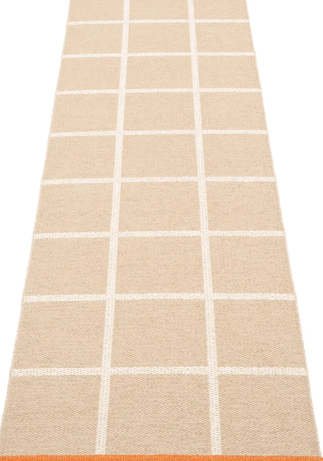 Pappelina Teppich CRISS Beige 70 x 225cm CR6E722