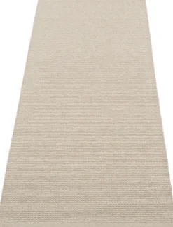 Pappelina Teppich Emm Linen/Linen Metallic 70 x 180 cm EMM9F718