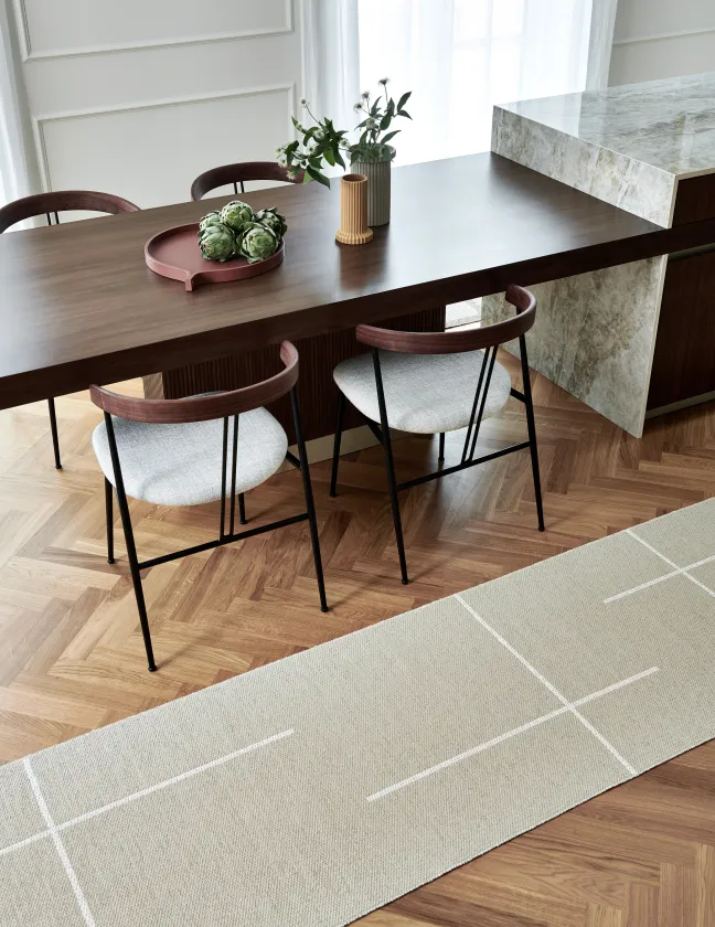 Pappelina Teppich Fred Beige Vanilla 70 x 270 cm FR6E727