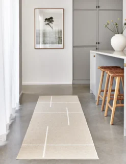 Pappelina Teppich Fred Beige Vanilla 70 x 270 cm FR6E727
