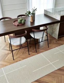 Pappelina Teppich Fred Beige Vanilla 70 x 180 cm FR6E718