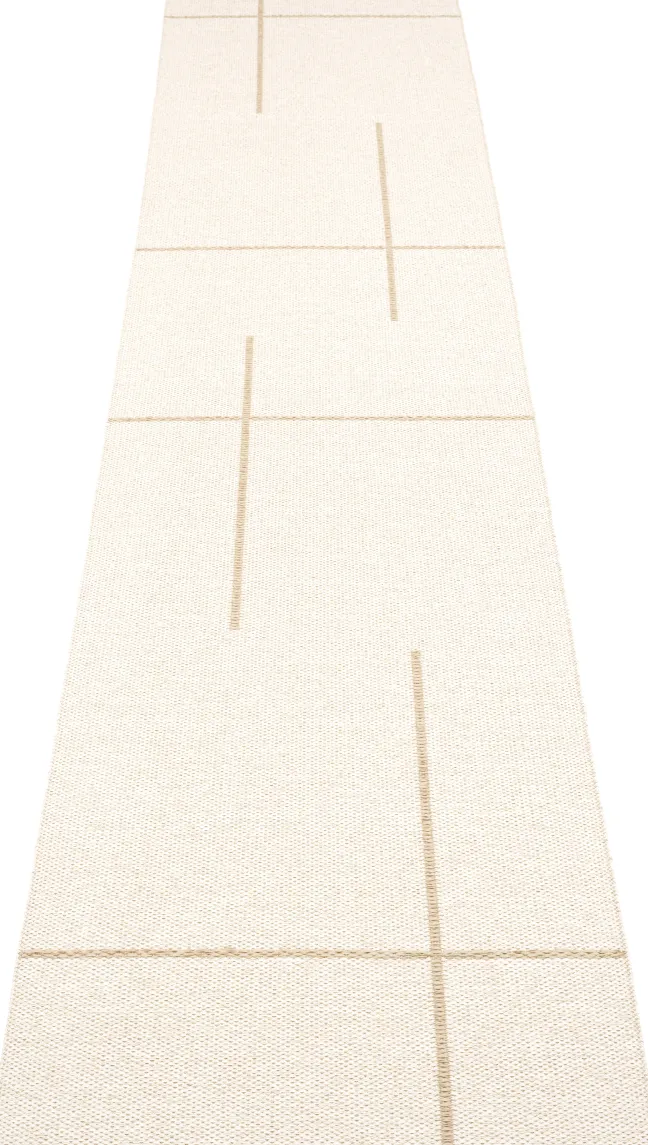 Pappelina Teppich Fred Beige Vanilla 70 x 360 cm FR6E736
