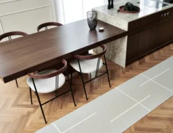 Pappelina Teppich Fred Linen Vanilla 70 x 180 cm FR9F718