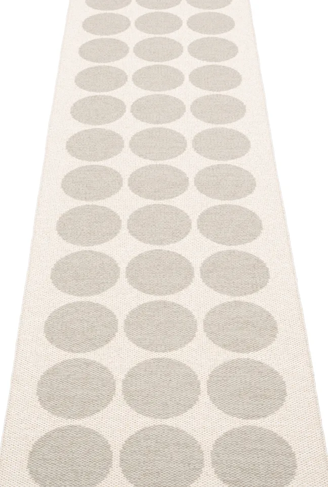 Pappelina Teppich Hugo Linen Vanilla 70 x 240 cm HU9F724