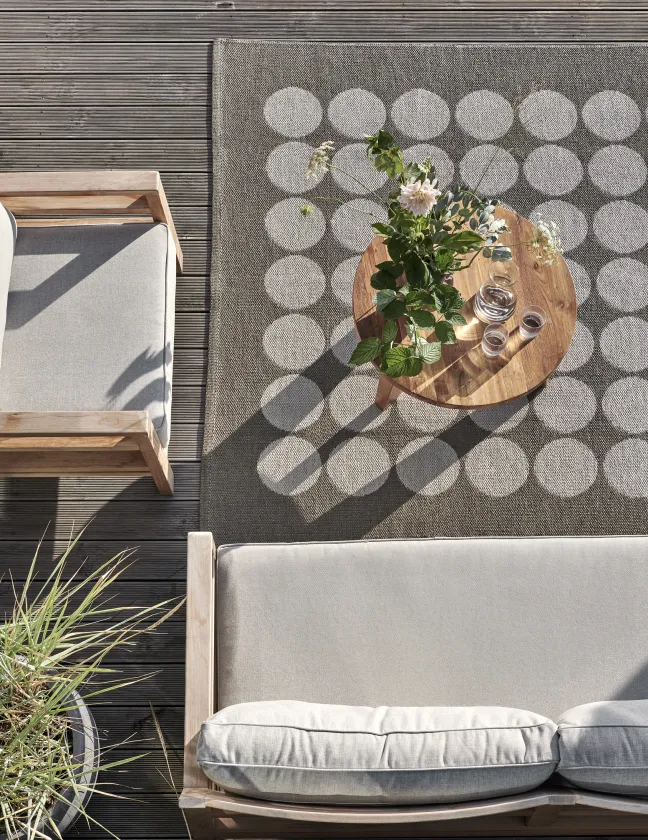 Pappelina Teppich Hugo Walnut Linen 180 x 260 cm HU6K1826