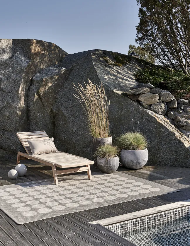 Pappelina Teppich Hugo Walnut Linen 70 x 160 cm HU6K716
