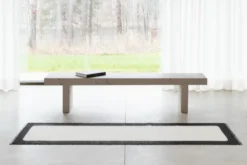 Pappelina Teppich Ilda Black Vanilla 70 x 240 cm ILX724
