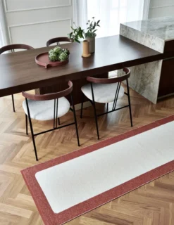 Pappelina Teppich Ilda Brick Vanilla 180 x 180 cm IL4C1818