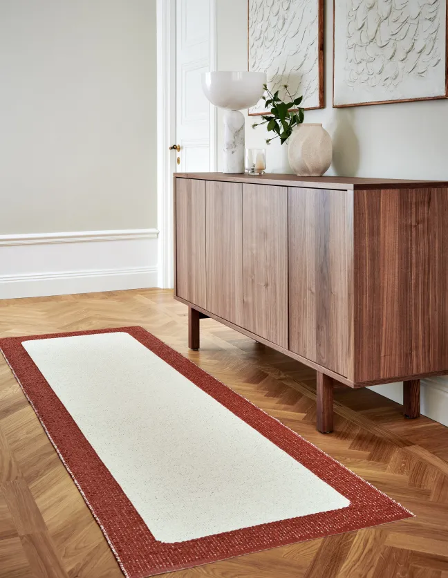Pappelina Teppich Ilda Brick Vanilla 70 x 120 cm IL4C712