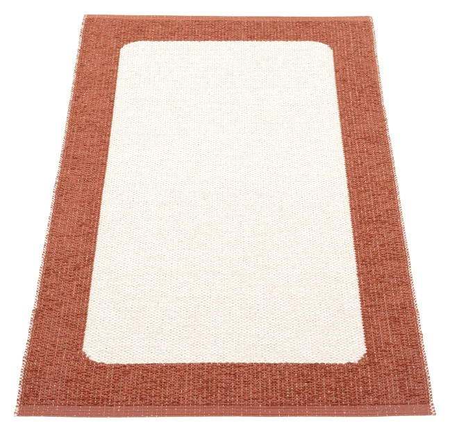 Pappelina Teppich Ilda Brick Vanilla 70 x 120 cm IL4C712