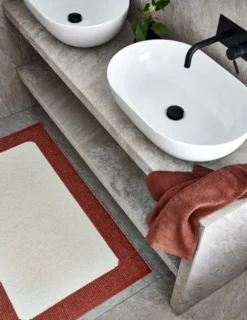 Pappelina Teppich Ilda Brick Vanilla 70 x 240 cm IL4C724