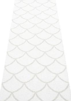 Pappelina Teppich Kotte Fossil Grey/White 70 x 225 cm KE9B722