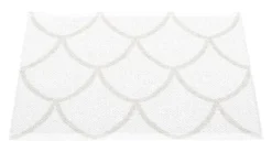 Pappelina Teppich Kotte Fossil Grey/White 70 x 50 cm KE9B705