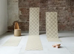 Pappelina Teppich Kotte Linen/Vanilla 70 x 150 cm KE9F715