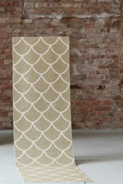 Pappelina Teppich Kotte Linen/Vanilla 70 x 150 cm KE9F715