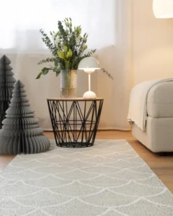 Pappelina Teppich Kotte Linen/Vanilla 70 x 225 cm KE9F722