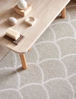 Pappelina Teppich Kotte Linen/Vanilla 70 x 225 cm KE9F722