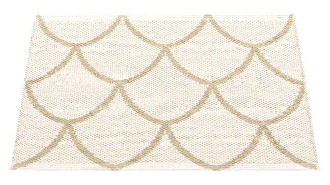 Pappelina Teppich Kotte Sand/Vanilla 70 x 50 cm KE6G705