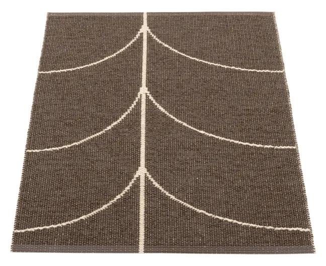 Pappelina Teppich LEIF Dark Brown 70 x 90cm LE6F709