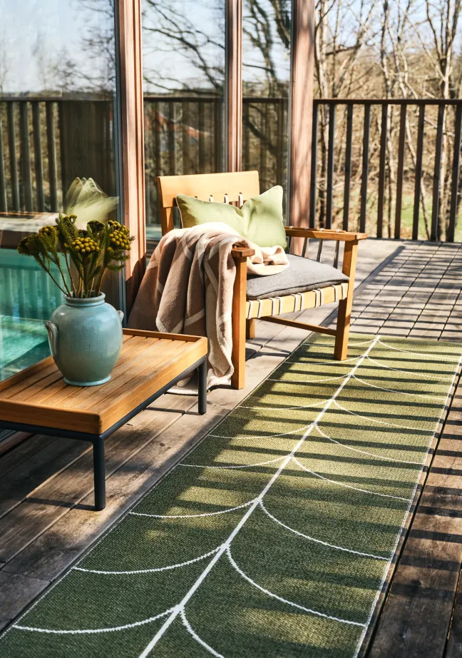 Pappelina Teppich LEIF Pine 70 x 180cm LE1N718