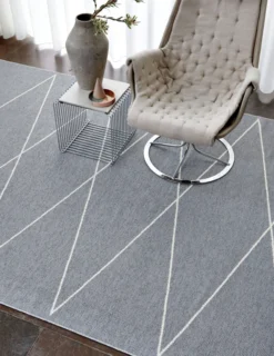 Pappelina Teppich Max Grey/Vanilla 70 x 240 cm MX9724