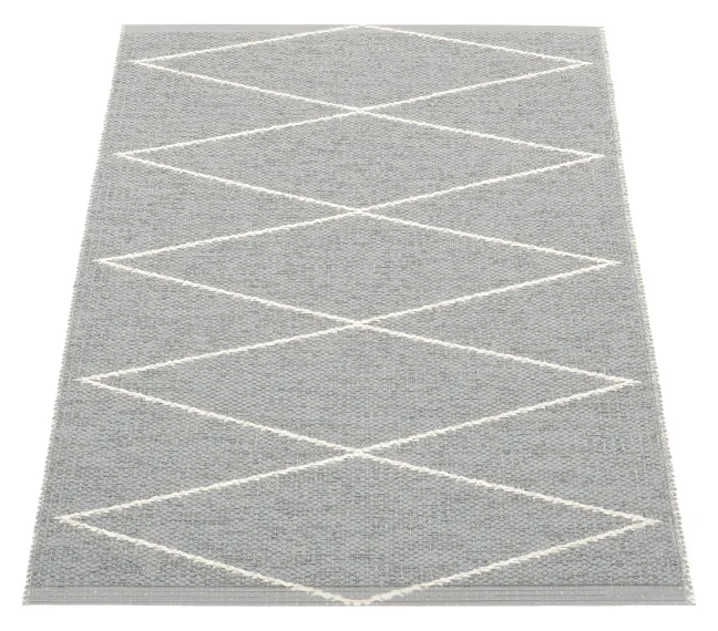 Pappelina Teppich Max Grey/Vanilla 70 x 100 cm MX9710