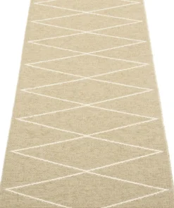 Pappelina Teppich Max Sand/Vanilla 70 x 160 cm MX6G716