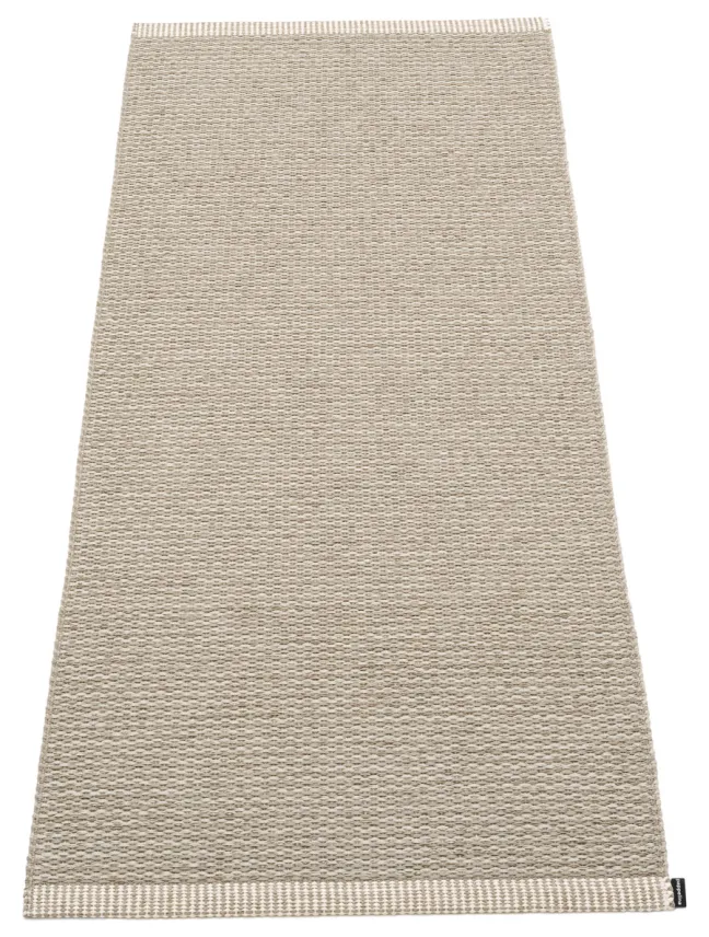 Pappelina Teppich Mono Dark Linen/Linen 60 x 150 cm MN9G615