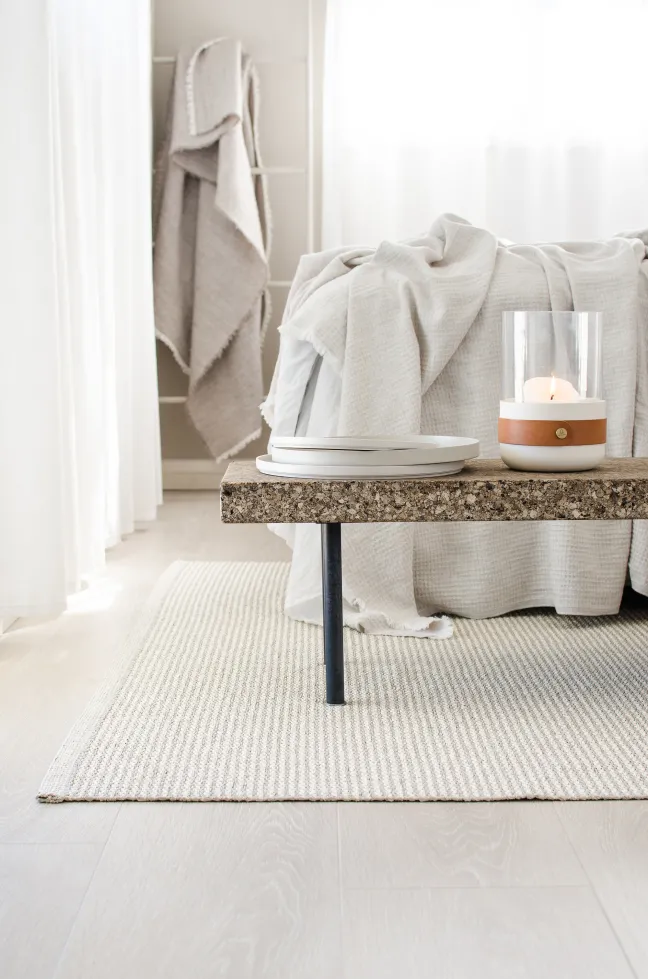Pappelina Teppich Mono Linen/Vanilla 230 x 320 cm MN9F2332