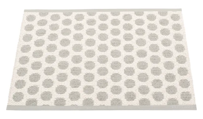 Pappelina Teppich Noa Warm Grey Vanilla Grey stripe 70 x 50cm NO9DD705