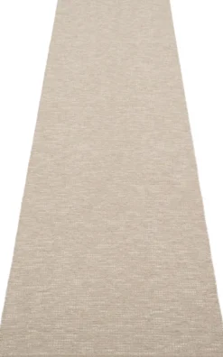 Pappelina Teppich Sam Dark Linen/Linen - Linen warp 70 x 300 cm SAM9G730