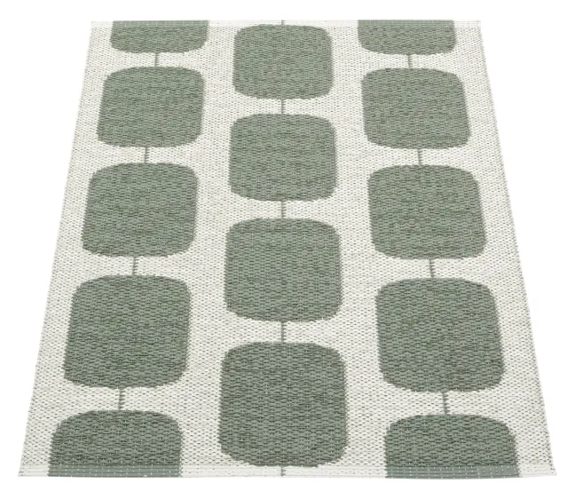 Pappelina Teppich Sten Army Fossil grey 70 x 100 cm ST1G710