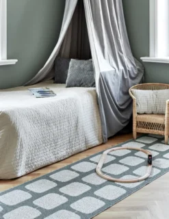 Pappelina Teppich Sten Army Fossil grey 70 x 200 cm ST1G720