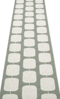 Pappelina Teppich Sten Army Fossil grey 70 x 300 cm ST1G730