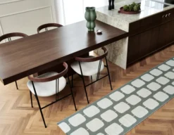 Pappelina Teppich Sten Army Fossil grey 70 x 300 cm ST1G730