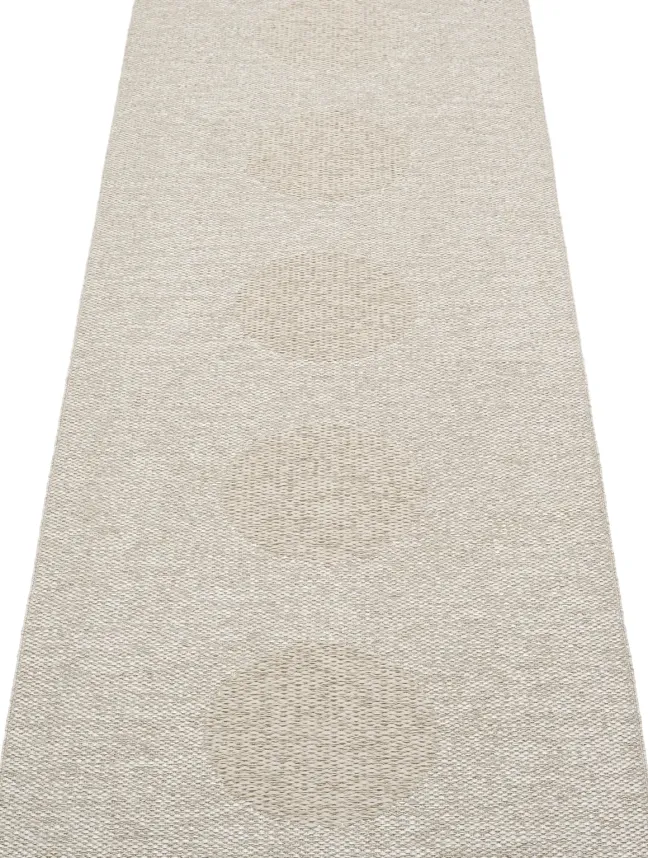 Pappelina Teppich VERA 2.0 Bio Edition Linen/Stone Metallic 70 x 360 cm V29F736