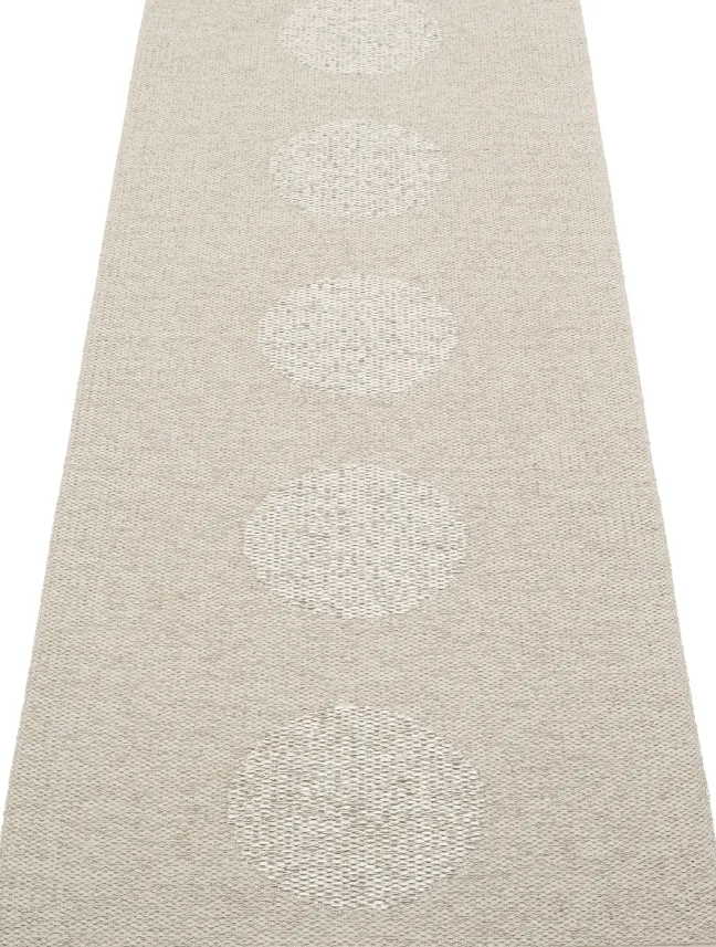 Pappelina Teppich VERA 2.0 Bio Edition Linen/Stone Metallic 70 x 360 cm V29F736
