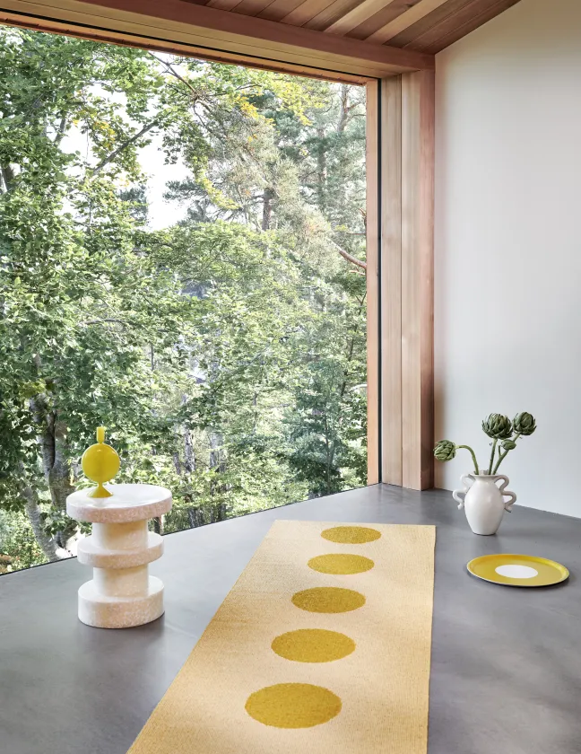 Pappelina Teppich VERA POP Mustard 70 x 50 cm VP5705