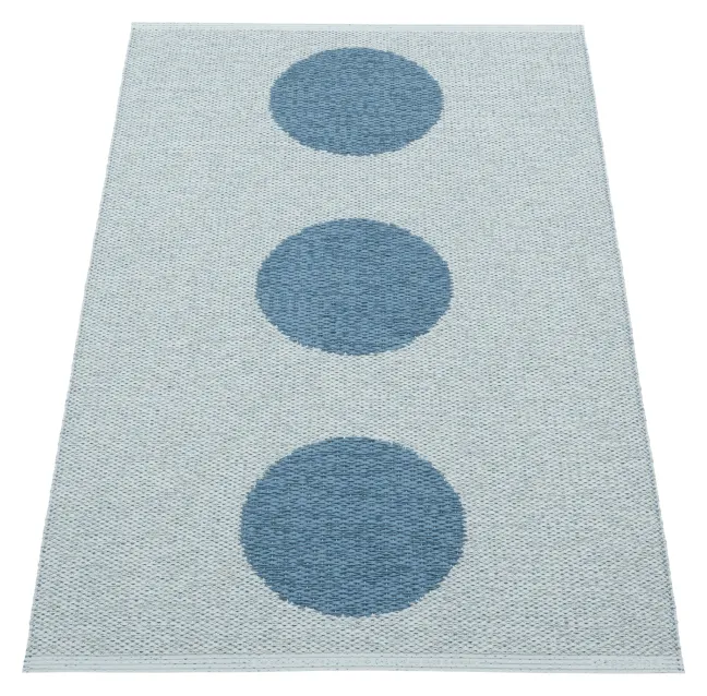 Pappelina Teppich VERA POP River Blue 70 x 120 cm VP3R712