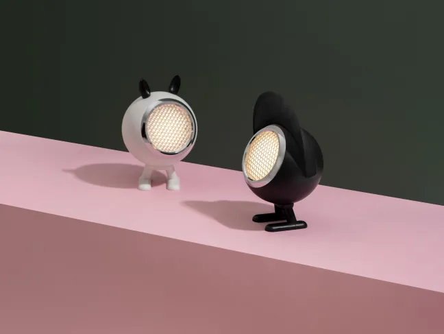 PIFFANY Copenhagen Norbitt 3.0 LED Lampe wiederaufladbar Squid black