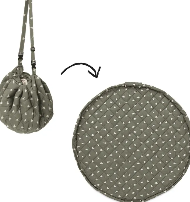 Play&Go Organic 2 in 1 Spielzeugsack Ø120cm birds