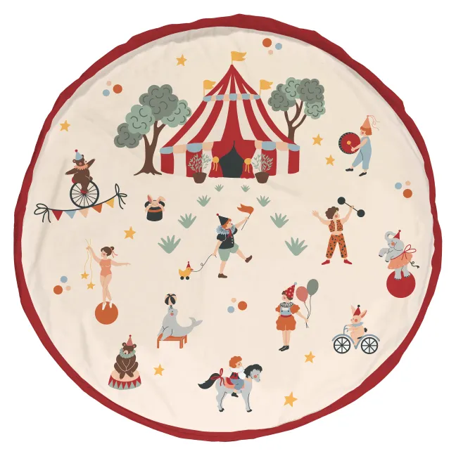 Play&Go Prints 2 in 1 Spielzeugsack Ø140cm circus