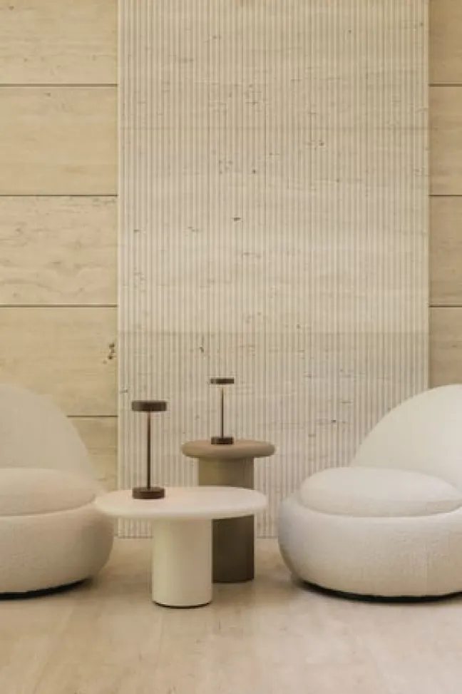 QOOZII - IBIZA - Kabellose LED Tischlampe - Corten