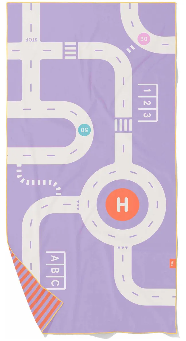 Quut Spieltuch M (140 x 70cm) Road Lavender