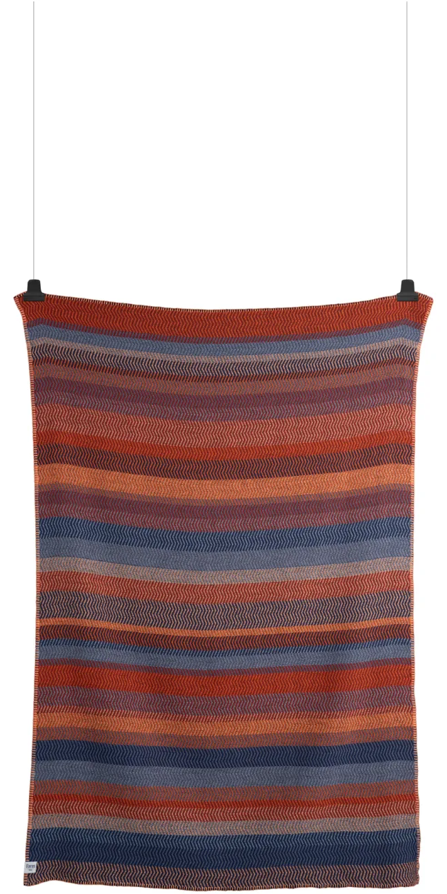 Roros Tweed FRI Lammwolldecke 150 x 200cm Late fall 3451