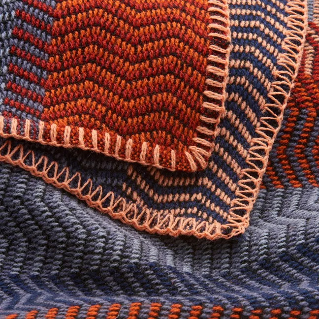 Roros Tweed FRI Lammwolldecke 150 x 200cm Late fall 3451